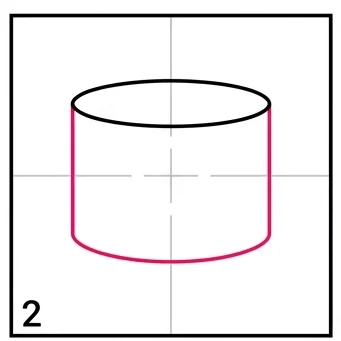 How to Draw a Cake: Easy Step-by-Step Drawing Tutorial for Kids 3 How to Draw a Cake Step 2