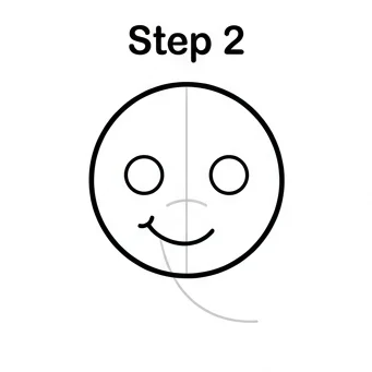 How to Draw an Elephant: Easy Step-by-Step Drawing Tutorial for Kids 3 How to Draw an Elephant Step 2