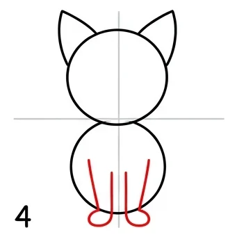 How to Draw a Fox: Easy Step-by-Step Drawing Tutorial for Kids 5 How to Draw a Fox Step 4