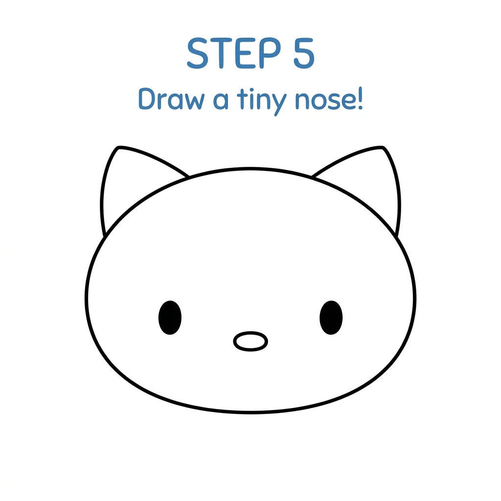 How to Draw Hello Kitty: Easy Step-by-Step Drawing Tutorial for Kids 6 How to Draw Hello Kitty Step 5