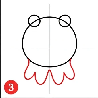 How to Draw an Octopus: Easy Step-by-Step Drawing Tutorial for Kids 4 How to Draw an Octopus Step 3