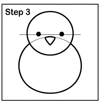 How to Draw a Penguin: Easy Step-by-Step Drawing Tutorial for Kids 4 How to Draw a Penguin Step 3