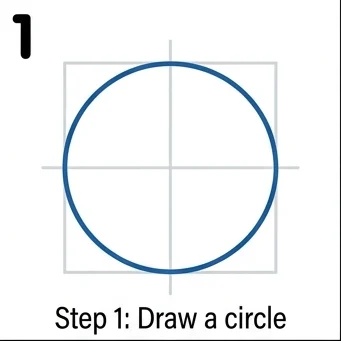 How to Draw Sonic: Easy Step-by-Step Drawing Tutorial for Kids 2 How to Draw Sonic Step 1