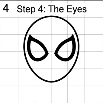 How to Draw Spiderman: Easy Step-by-Step Drawing Tutorial for Kids 5 How to Draw Spiderman Step 4