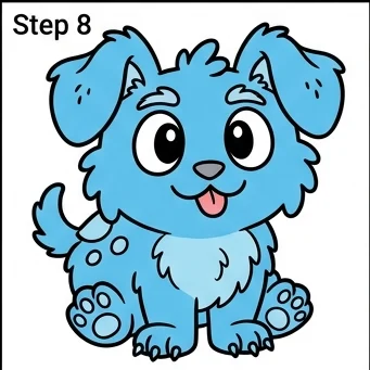 How to Draw Stitch: Easy Step-by-Step Drawing Tutorial for Kids 9 How to Draw Stitch Step 8