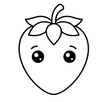How to Draw a Strawberry: Easy Step-by-Step Drawing Tutorial for Kids 5 How to Draw a Strawberry Step 4
