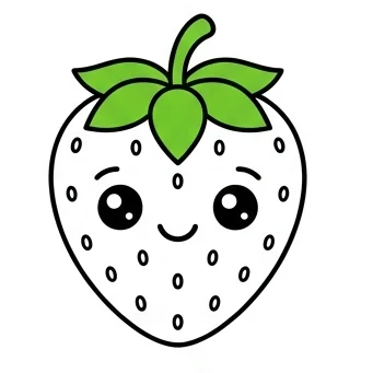How to Draw a Strawberry: Easy Step-by-Step Drawing Tutorial for Kids 7 How to Draw a Strawberry Step 6