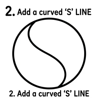 How to Draw a Volleyball: Easy Step-by-Step Drawing Tutorial for Kids 3 How to Draw a Volleyball Step 2
