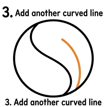How to Draw a Volleyball: Easy Step-by-Step Drawing Tutorial for Kids 4 How to Draw a Volleyball Step 3