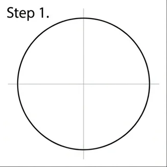 How to Draw a Baseball: Easy Step-by-Step Drawing Tutorial for Kids 2 How to Draw a Baseball Step 1