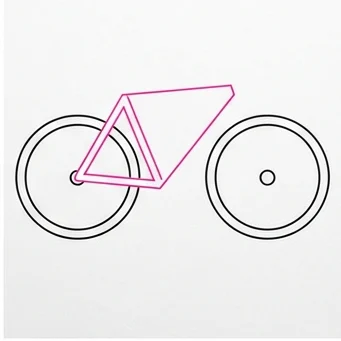 How to Draw a Bicycle: Easy Step-by-Step Drawing Tutorial for Kids 4 How to Draw a Bicycle Step 3