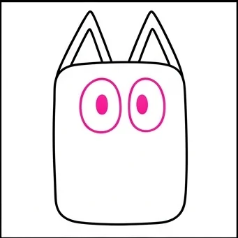 How to Draw a Blue Dog Character: Easy Step-by-Step Drawing Tutorial for Kids 4 How to Draw a Blue Dog Character Step 3