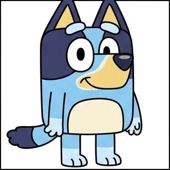 How to Draw a Blue Dog Character: Easy Step-by-Step Drawing Tutorial for Kids 10 How to Draw a Blue Dog Character Step 9