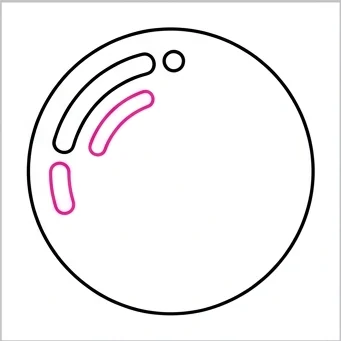 How to Draw a Bubble: Easy Step-by-Step Drawing Tutorial for Kids 4 How to Draw a Bubble Step 3
