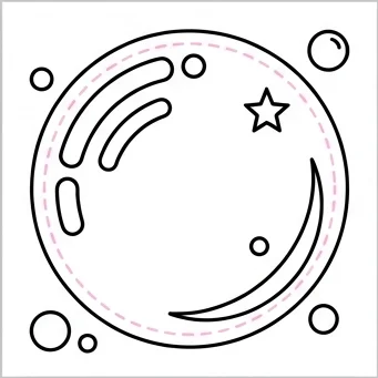How to Draw a Bubble: Easy Step-by-Step Drawing Tutorial for Kids 9 How to Draw a Bubble Step 8