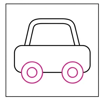 How to Draw an Easy Car: Easy Step-by-Step Drawing Tutorial for Kids 5 How to Draw an Easy Car Step 4