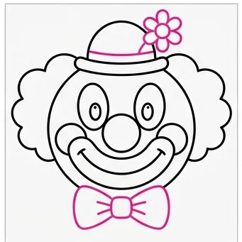 How to Draw a Clown: Easy Step-by-Step Drawing Tutorial for Kids 9 How to Draw a Clown Step 8