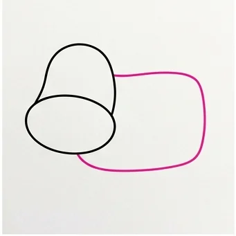 How to Draw an Easy Cow: Easy Step-by-Step Drawing Tutorial for Kids 3 How to Draw a Cow Step 2