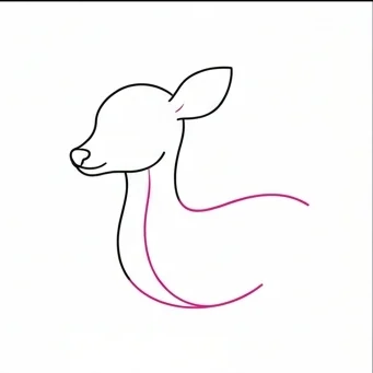 How to Draw a Deer: Easy Step-by-Step Drawing Tutorial for Kids 4 How to Draw a Deer Step 3