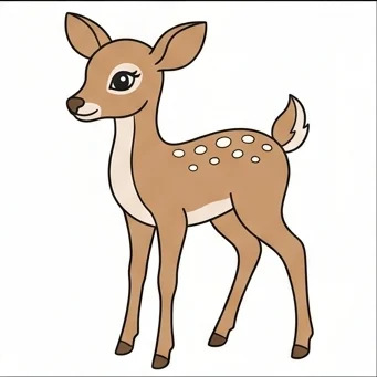 How to Draw a Deer: Easy Step-by-Step Drawing Tutorial for Kids 10 How to Draw a Deer Step 9