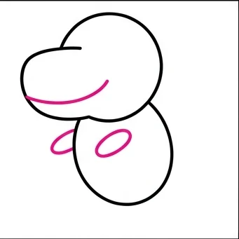 How to Draw a Dinosaur: Easy Step-by-Step Drawing Tutorial for Kids 5 How to Draw a Dinosaur Step 4