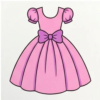 How to Draw a Princess Dress: Easy Step-by-Step Drawing Tutorial for Kids 10 How to Draw a Princess Dress Step 9