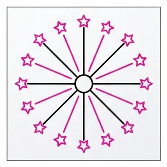 How to Draw Fireworks: Easy Step-by-Step Drawing Tutorial for Kids 6 How to Draw Fireworks Step 5
