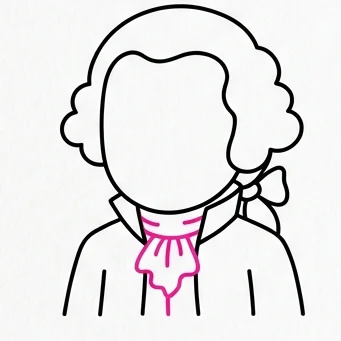 How to Draw George Washington: Easy Step-by-Step Drawing Tutorial for Kids 8 How to Draw George Washington Step 7