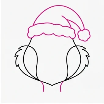 How to Draw the Grinch: Easy Step-by-Step Drawing Tutorial for Kids 4 How to Draw the Grinch Step 3