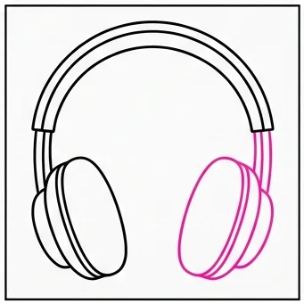 How to Draw Headphones: Easy Step-by-Step Drawing Tutorial for Kids 6 How to Draw Headphones Step 5