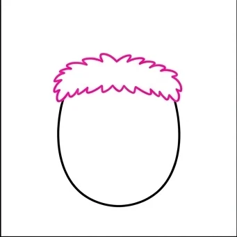 How to Draw a Holiday Monster: Easy Step-by-Step Drawing Tutorial for Kids 3 How to Draw a Holiday Monster Step 2