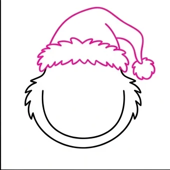 How to Draw a Holiday Monster: Easy Step-by-Step Drawing Tutorial for Kids 4 How to Draw a Holiday Monster Step 3