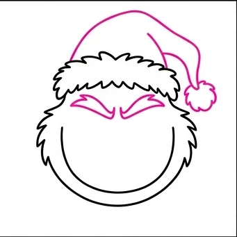 How to Draw a Holiday Monster: Easy Step-by-Step Drawing Tutorial for Kids 5 How to Draw a Holiday Monster Step 4