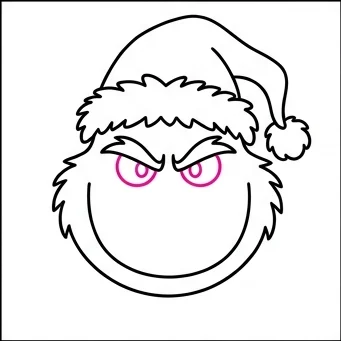 How to Draw a Holiday Monster: Easy Step-by-Step Drawing Tutorial for Kids 6 How to Draw a Holiday Monster Step 5