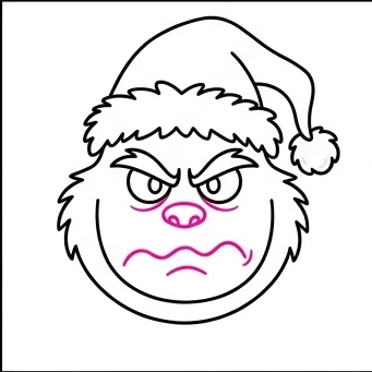How to Draw a Holiday Monster: Easy Step-by-Step Drawing Tutorial for Kids 7 How to Draw a Holiday Monster Step 6