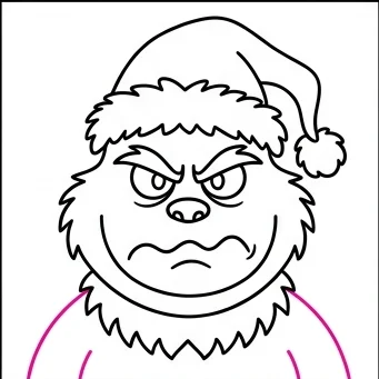 How to Draw a Holiday Monster: Easy Step-by-Step Drawing Tutorial for Kids 9 How to Draw a Holiday Monster Step 8