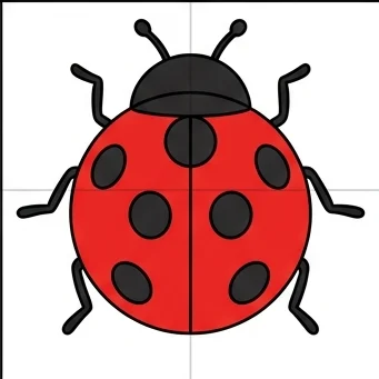 How to Draw a Ladybug: Easy Step-by-Step Drawing Tutorial for Kids 10 How to Draw a Ladybug Step 9