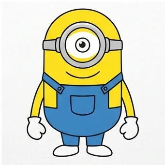 How to Draw a Minion: Easy Step-by-Step Drawing Tutorial for Kids 10 How to Draw a Minion Step 9