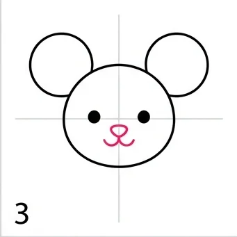 How to Draw a Mouse: Easy Step-by-Step Drawing Tutorial for Kids 4 How to Draw a Mouse Step 3