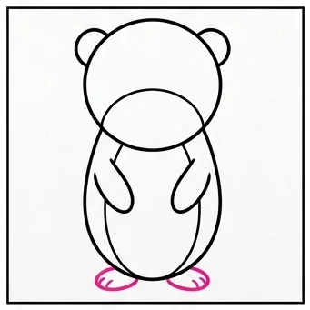 How to Draw an Otter: Easy Step-by-Step Drawing Tutorial for Kids 6 How to Draw an Otter Step 5