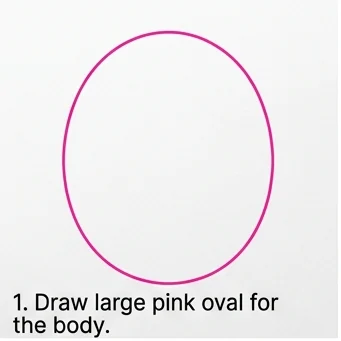 How to Draw a Pineapple: Easy Step-by-Step Drawing Tutorial for Kids 2 How to Draw a Pineapple Step 1