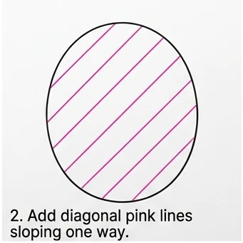 How to Draw a Pineapple: Easy Step-by-Step Drawing Tutorial for Kids 3 How to Draw a Pineapple Step 2