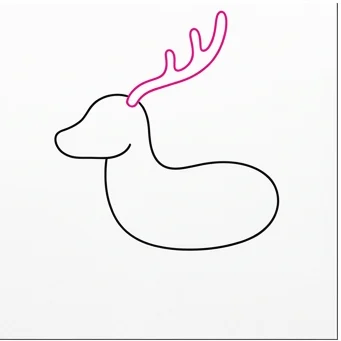 How to Draw a Reindeer: Easy Step-by-Step Drawing Tutorial for Kids 5 How to Draw a Reindeer Step 4