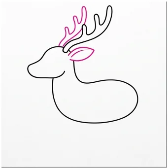 How to Draw a Reindeer: Easy Step-by-Step Drawing Tutorial for Kids 6 How to Draw a Reindeer Step 5