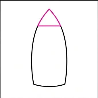 How to Draw a Rocket: Easy Step-by-Step Drawing Tutorial for Kids 4 How to Draw a Rocket Step 3