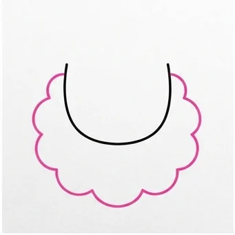How to Draw Santa Claus: Easy Step-by-Step Drawing Tutorial for Kids 3 How to Draw Santa Step 2