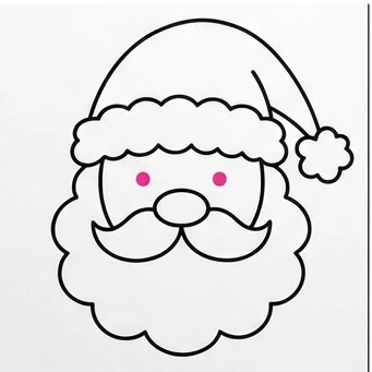 How to Draw Santa Claus: Easy Step-by-Step Drawing Tutorial for Kids 8 How to Draw Santa Step 7