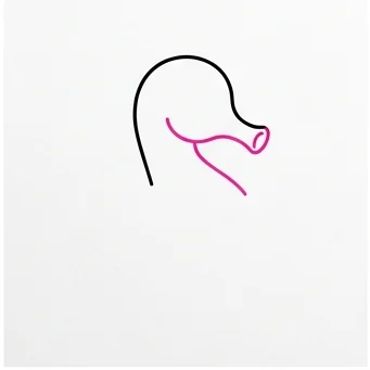 How to Draw a Seahorse: Easy Step-by-Step Drawing Tutorial for Kids 3 How to Draw a Seahorse Step 2