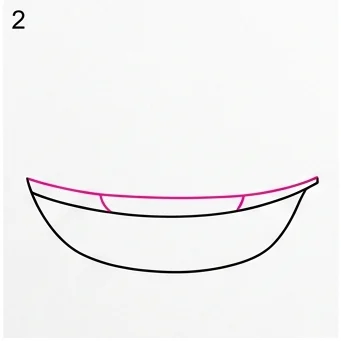 How to Draw a Sailing Ship: Easy Step-by-Step Drawing Tutorial for Kids 3 How to Draw a Sailing Ship Step 2
