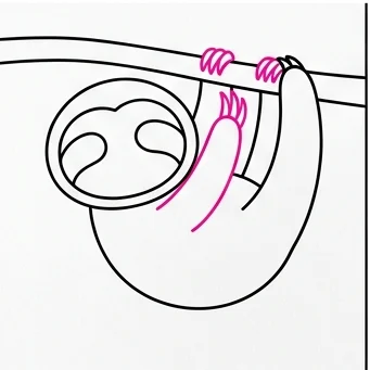 How to Draw a Sloth: Easy Step-by-Step Drawing Tutorial for Kids 8 How to Draw a Sloth Step 7